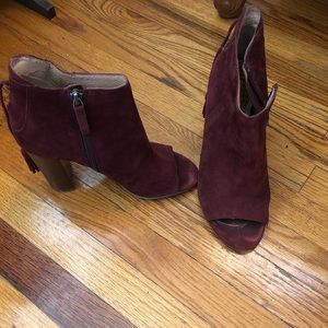 Burgundy heels